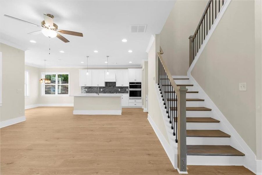 Spacious, unfurnished interior of a new home in , Flowery Branch (Image 25).