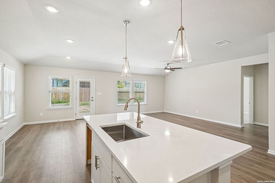 Furnished interior view inside a new home in Arcadia Ridge - Classic Series, San Antonio (Image 9).