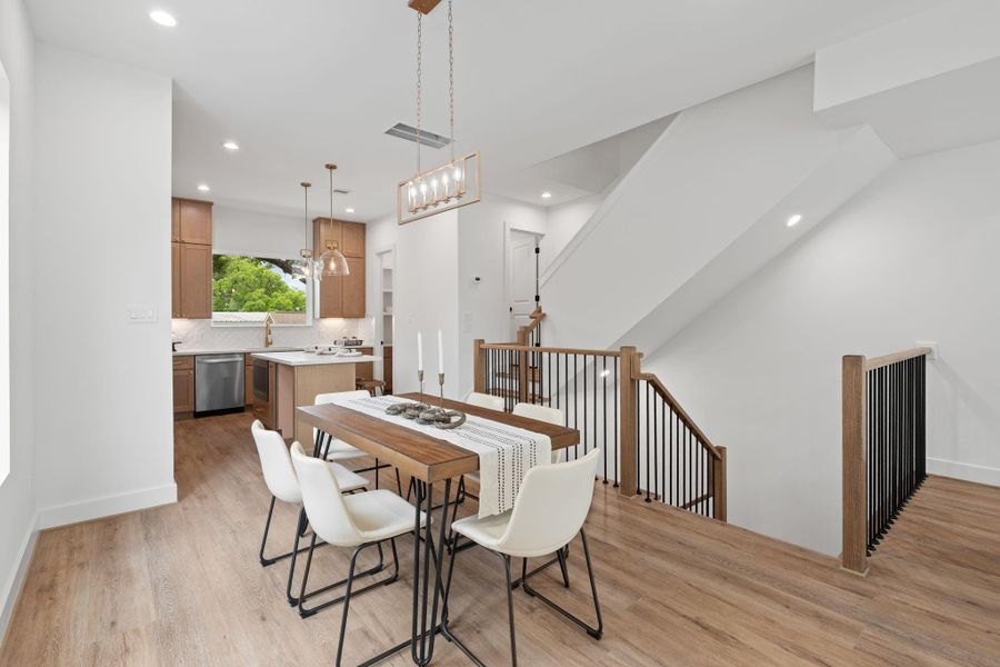 Furnished interior view inside a new home in , Houston (Image 6).