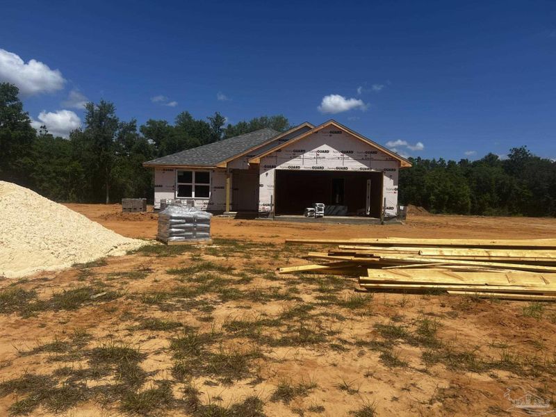 In-progress construction of a new home in Blossom Grove, Milton, FL (Image 19).
