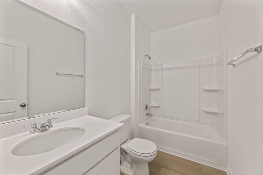 Furnished interior view inside a new home in Skyview, Belton (Image 7). Furnished interior view inside a new home in Skyview, Belton (Image 7).