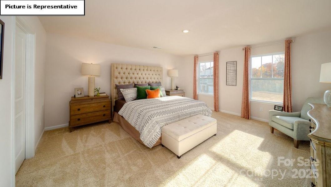 Furnished interior view inside a new home in Lakeshore at Windstone, Mooresville (Image 20).