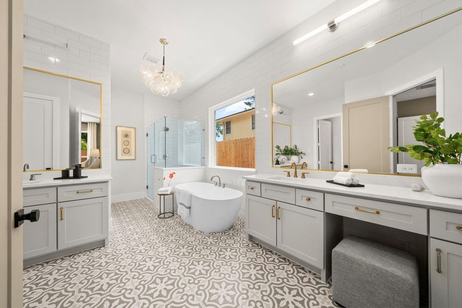 Furnished interior view inside a new home in , Houston (Image 12). Furnished interior view inside a new home in , Houston (Image 12).