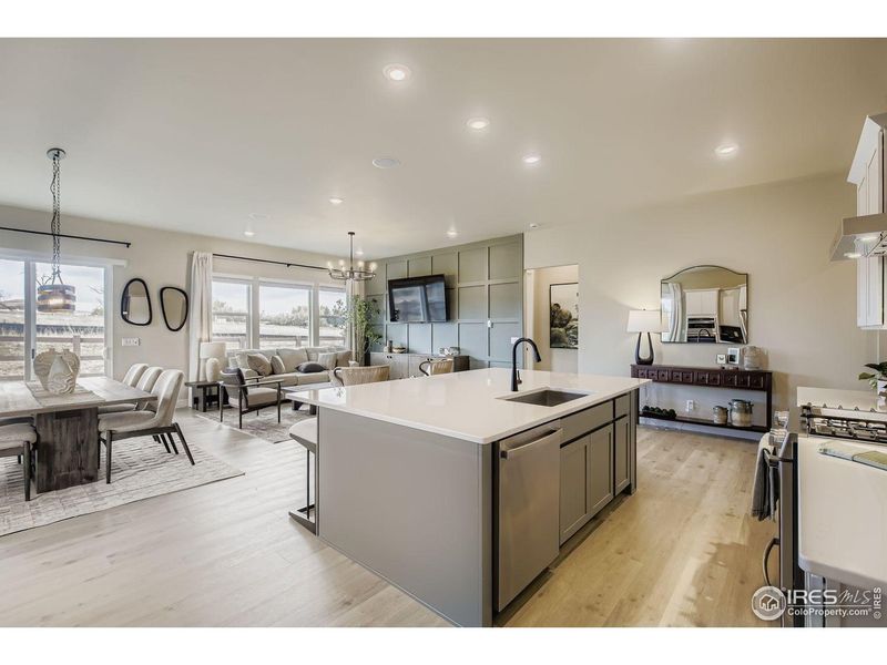 Furnished interior view inside a new home in Country Club Reserve – Fort Collins, Fort Collins (Image 11).
