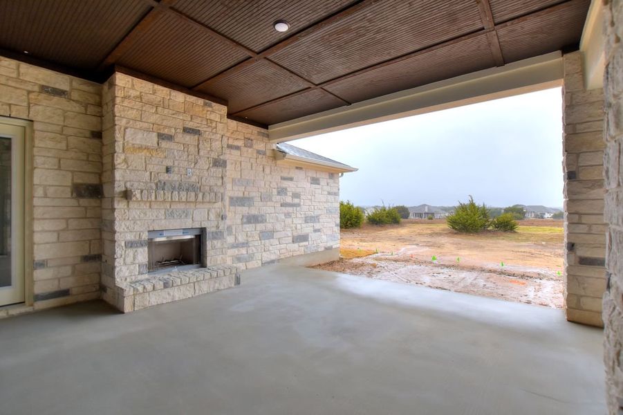 Representative exterior details of a home built from the Avalon by Giddens Homes in Scofield Farms Estates, Georgetown (Image 38).