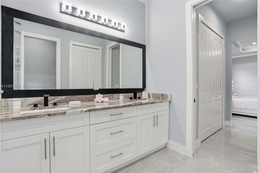 Furnished interior view inside a new home in , Naples (Image 37).