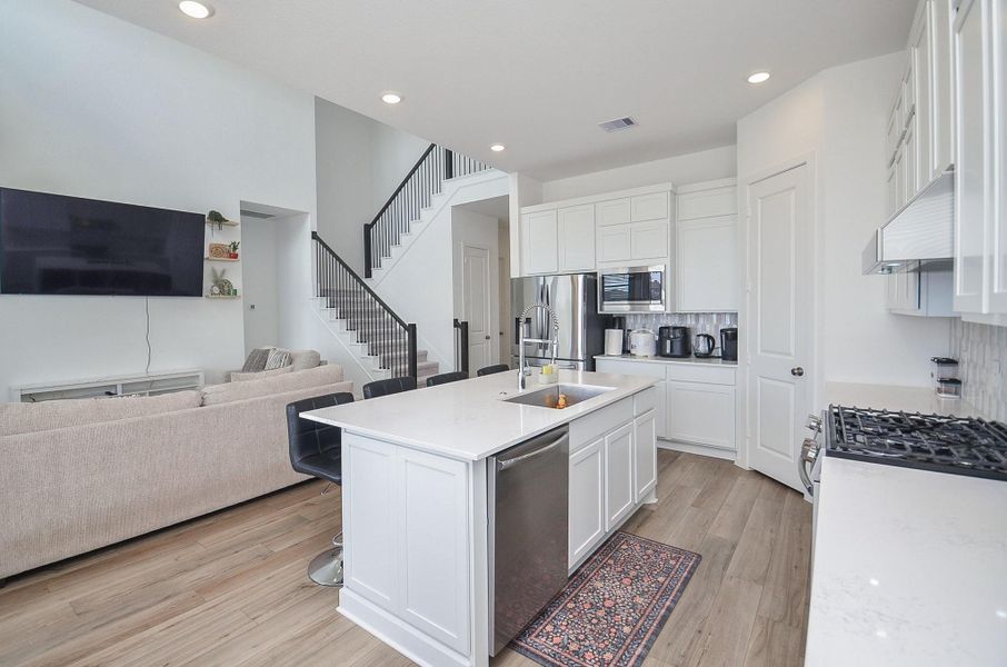 Furnished interior view inside a new home in Anniston, Katy (Image 20).