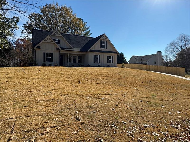 Exterior details and patio area of a home in , Ball Ground (Image 34).