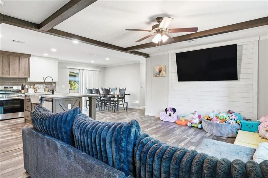 Furnished interior view inside a new home in , Talking Rock (Image 13).