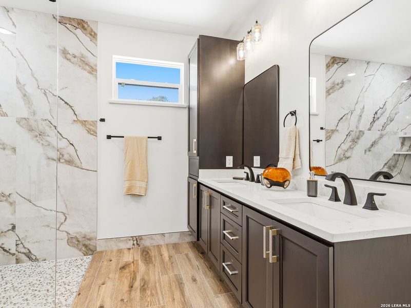 Furnished interior view inside a new home in , Terrell Hills (Image 15).