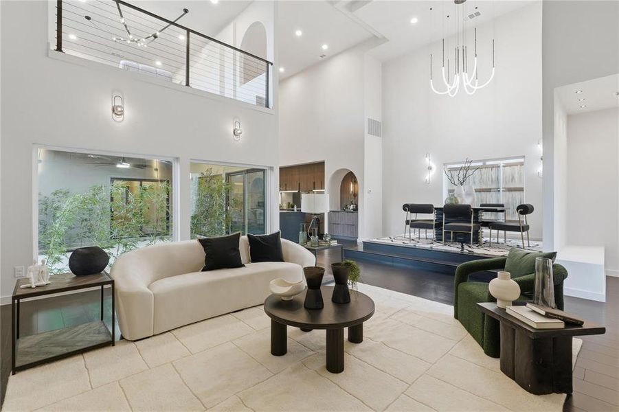 Furnished interior view inside a new home in , Dallas (Image 17).