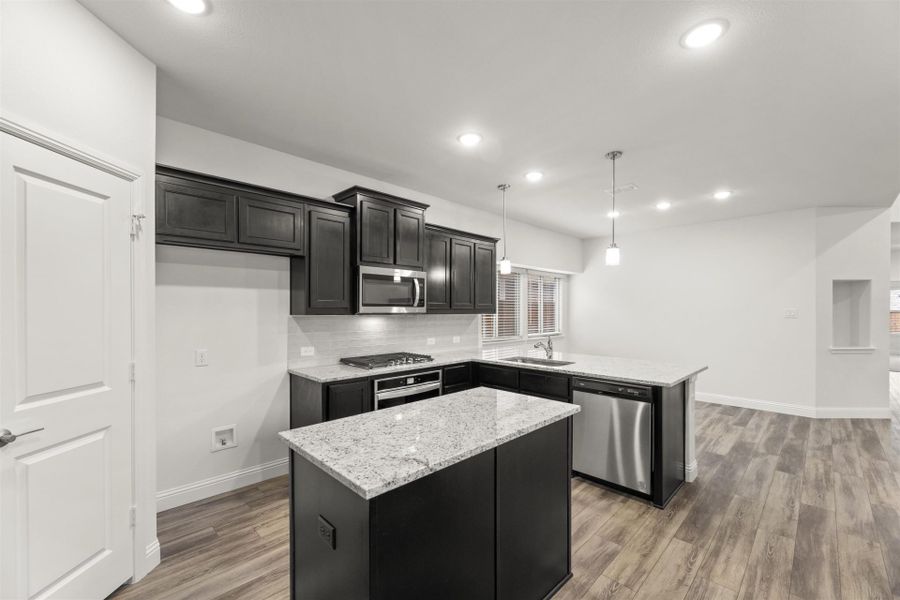Furnished interior view inside a new home in The Reserve at Spiritas Ranch, Little Elm (Image 5).