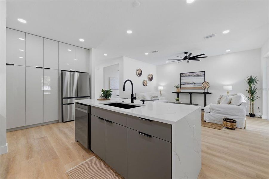 Furnished interior view inside a new home in , Tampa (Image 44).