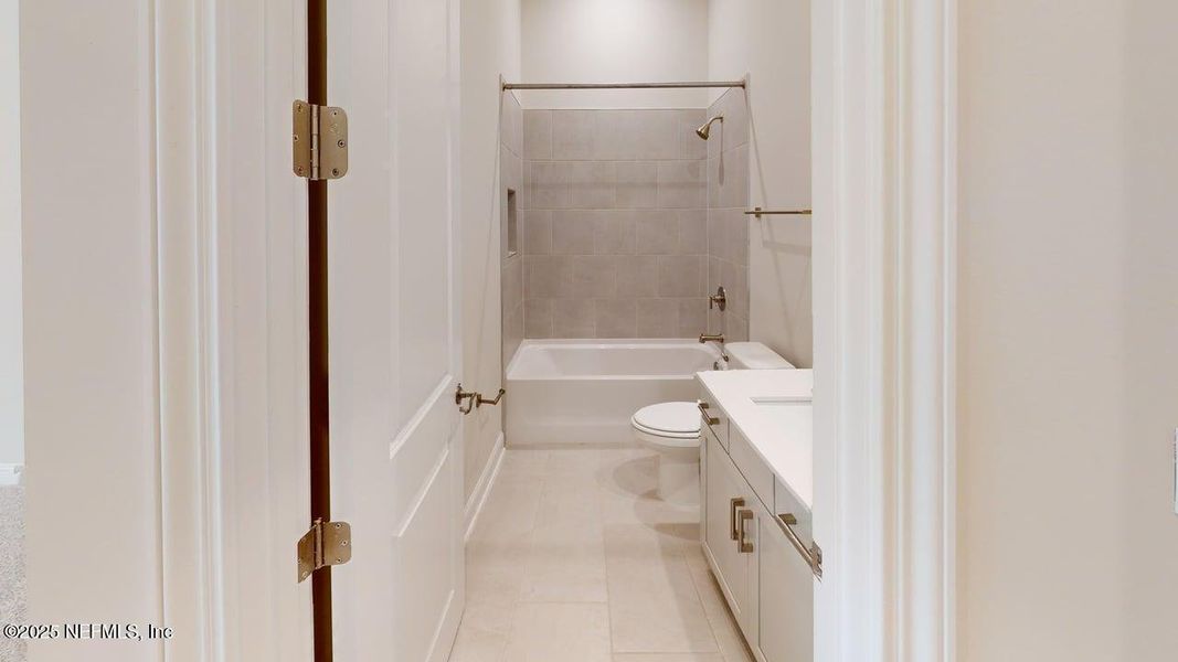 Furnished interior view inside a new home in RiverTown - Vista, St. Johns (Image 4).