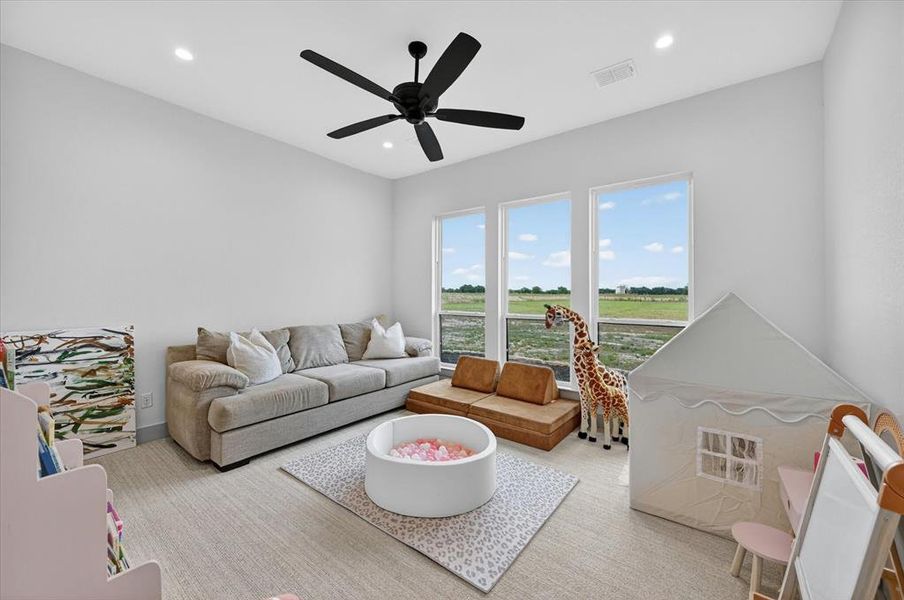 Furnished interior view inside a new home in , Justin (Image 35).