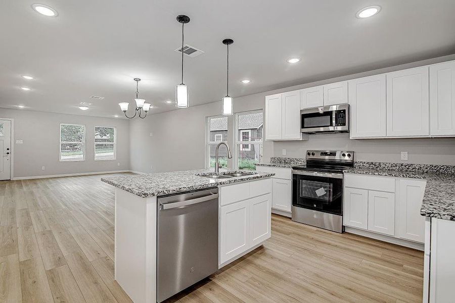Furnished interior view inside a new home in , Fort Worth (Image 9).
