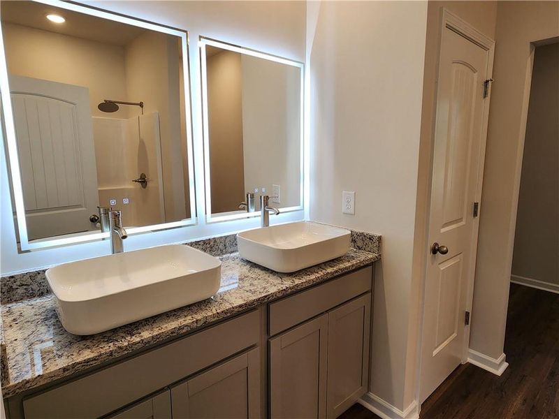 Furnished interior view inside a new home in The Woodlands Preserve, Jackson (Image 11).