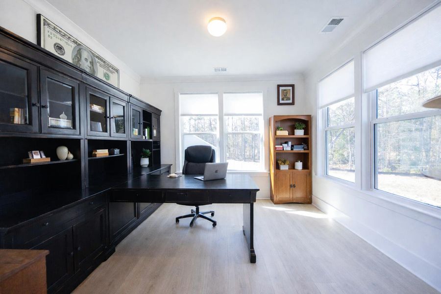 Furnished interior view inside a new home in , Ravenel (Image 42).