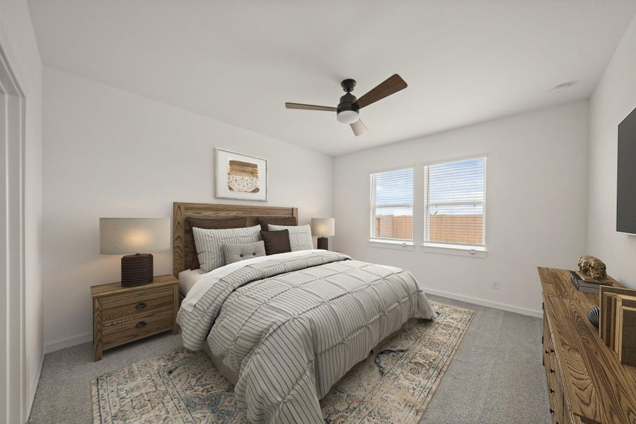 Private primary suite (*Photo not of actual home and used for illustration purposes only.)