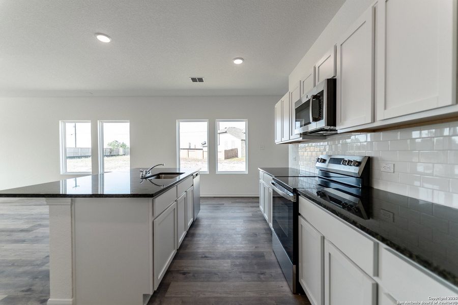 Furnished interior view inside a new home in Katzer Ranch, Converse (Image 5).