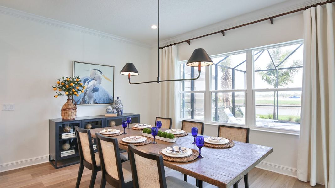 Furnished interior view inside a new home in Palm Grove, Lakewood Ranch (Image 52).