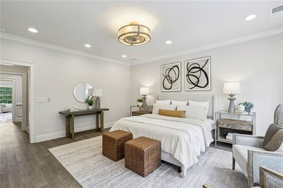 Furnished interior view inside a new home in 1858 Downtown Alpharetta, Alpharetta (Image 32). Furnished interior view inside a new home in 1858 Downtown Alpharetta, Alpharetta (Image 32).