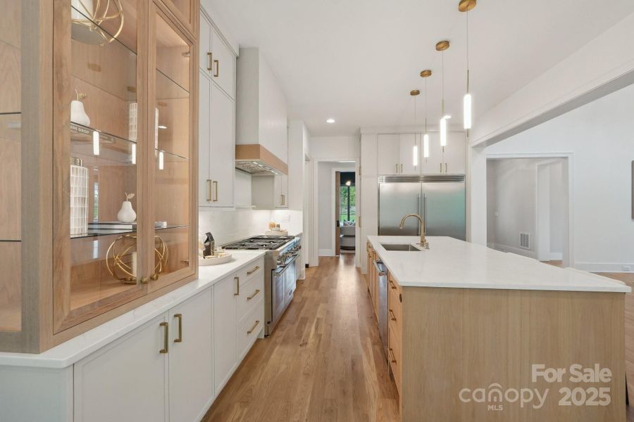 Furnished interior view inside a new home in Cardinal Crest, Weddington (Image 31).