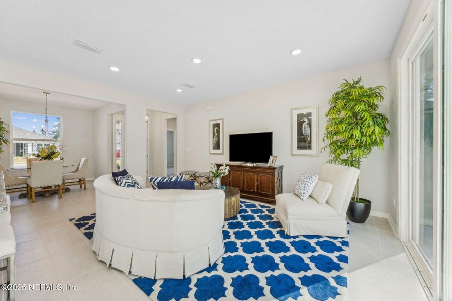 Furnished interior view inside a new home in , Jacksonville (Image 8). Furnished interior view inside a new home in , Jacksonville (Image 8).