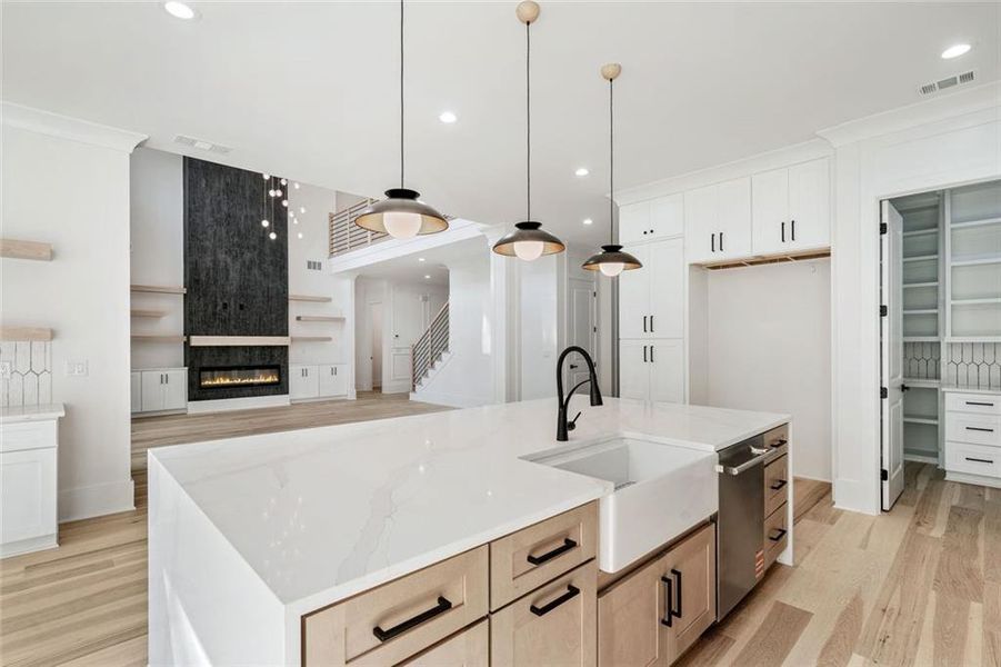 Furnished interior view inside a new home in , Lawrenceville (Image 12).