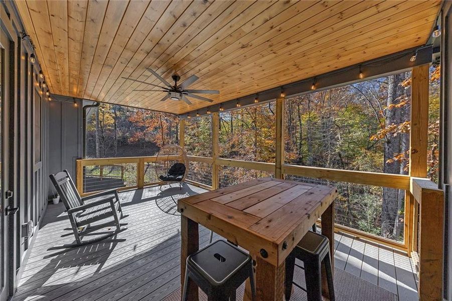 Exterior details and patio area of a home in , Talking Rock (Image 24).