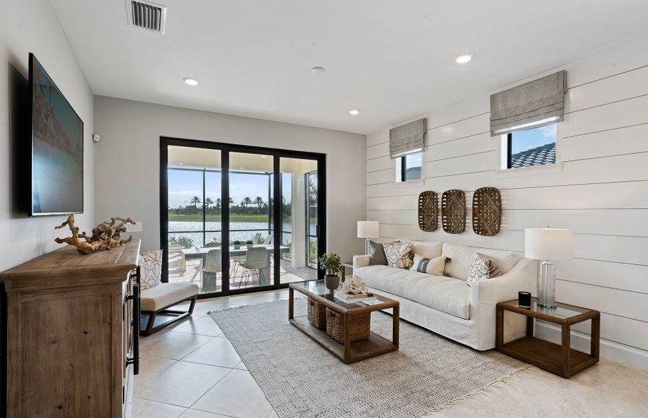 Furnished interior view inside a new home in Talon Preserve on Palmer Ranch, Nokomis (Image 9).