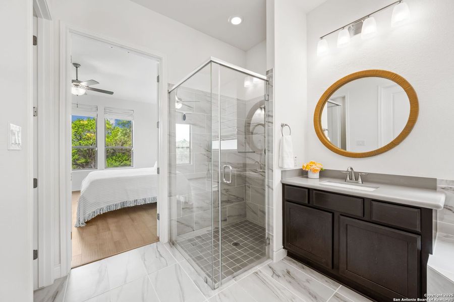 Furnished interior view inside a new home in Esperanza - 70', Boerne (Image 9). Furnished interior view inside a new home in Esperanza - 70', Boerne (Image 9).