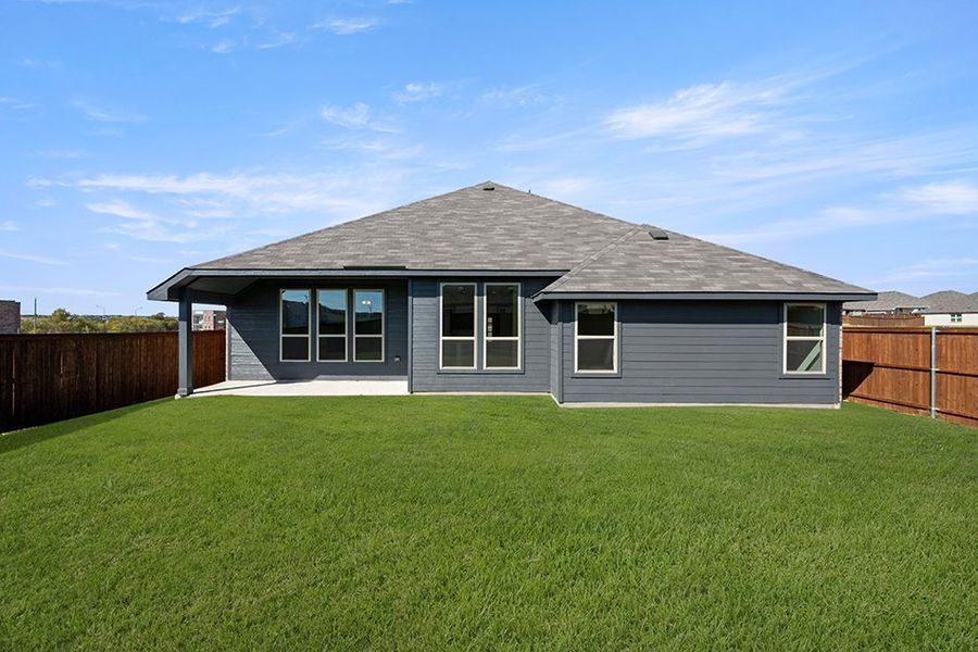 Front exterior of a new home in Still Water Lake, Godley, TX, highlighting curb appeal (Image 28). Front exterior of a new home in Still Water Lake, Godley, TX, highlighting curb appeal (Image 28).