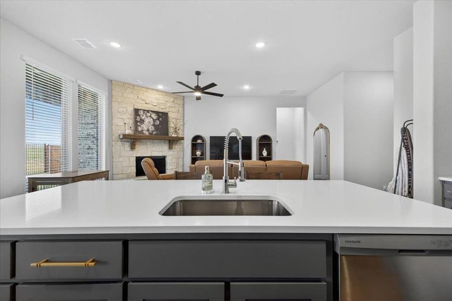 Furnished interior view inside a new home in , Godley (Image 18).