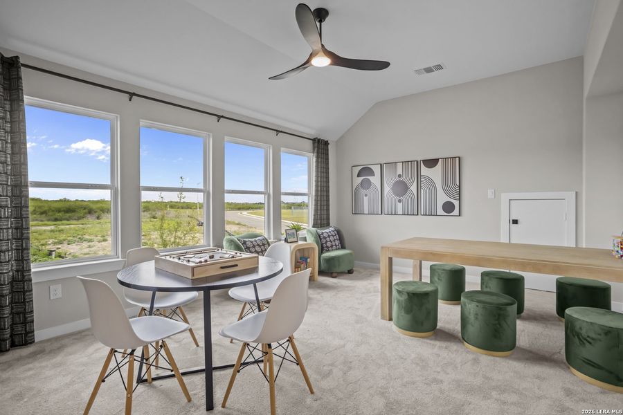 Furnished interior view inside a new home in The Parklands, Schertz (Image 15). Furnished interior view inside a new home in The Parklands, Schertz (Image 15).