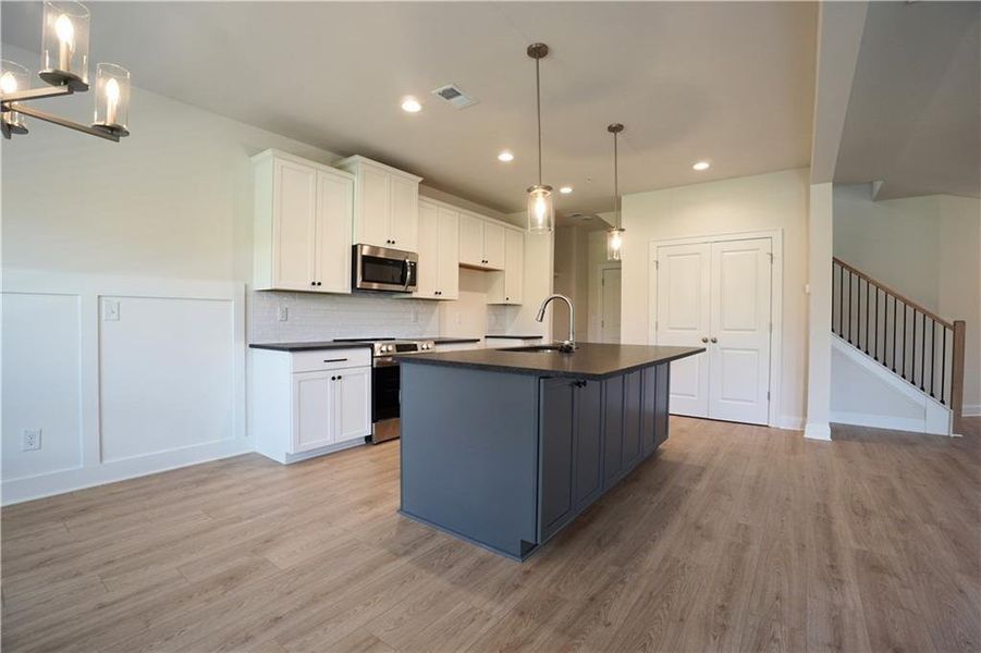 Furnished interior view inside a new home in , Marietta (Image 6).