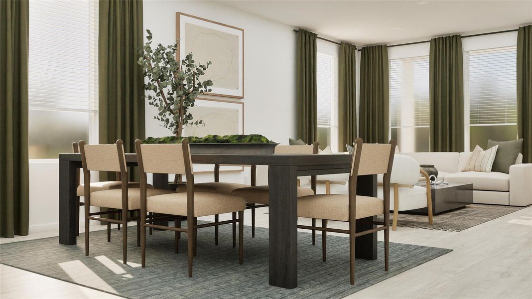 Furnished interior view inside a new home in Synova, Crosby (Image 21).