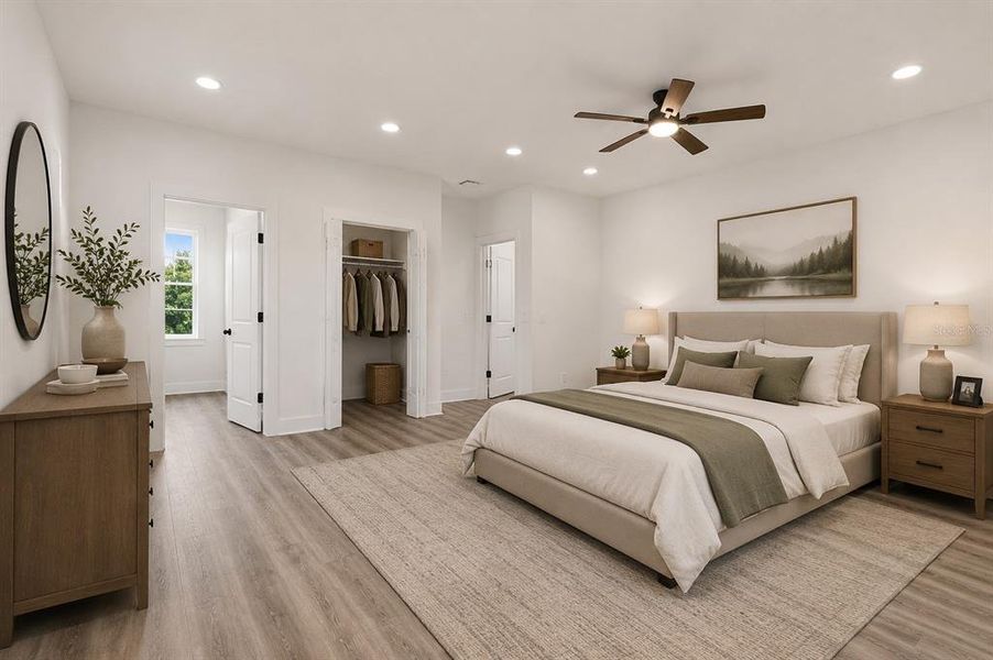 Furnished interior view inside a new home in , Tampa (Image 11).