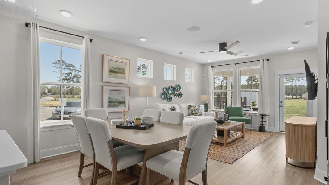 Furnished interior view inside a new home in Townes at Carolina Forest, Myrtle Beach (Image 9).