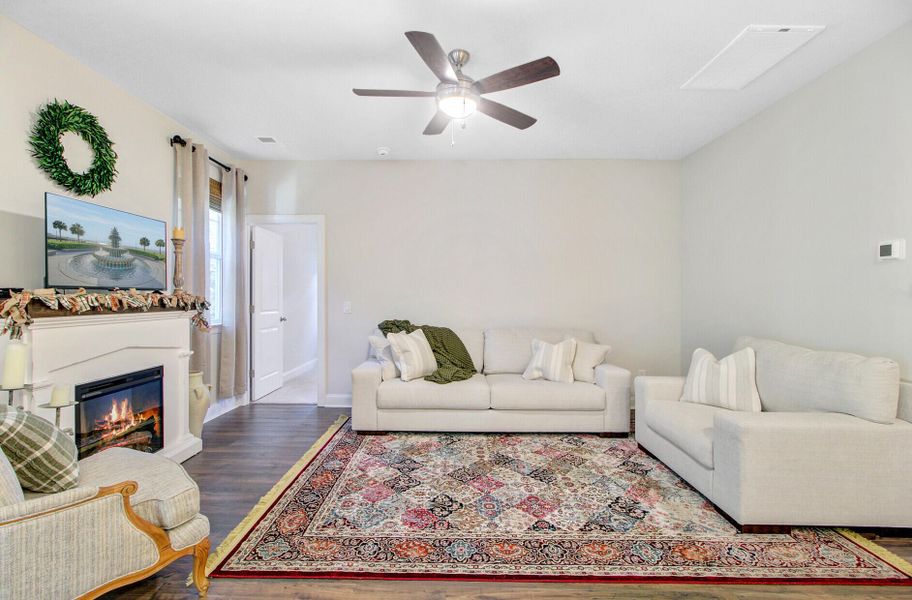 Furnished interior view inside a new home in , St. Stephen (Image 9).