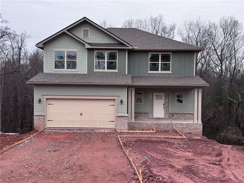 In-progress construction of a new home in Magnolia Villas, Cornelia, GA (Image 32).