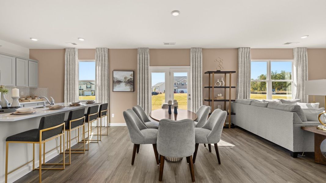 Representative furnished interior of a home built from the Galen by D.R. Horton in Locust Grove Station - Cedar Ridge, Locust Grove (Image 8).
