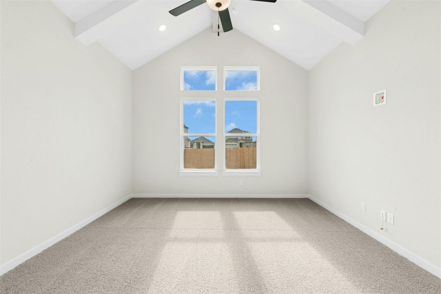 Spacious, unfurnished interior of a new home in University Heights, Round Rock (Image 28). Spacious, unfurnished interior of a new home in University Heights, Round Rock (Image 28).