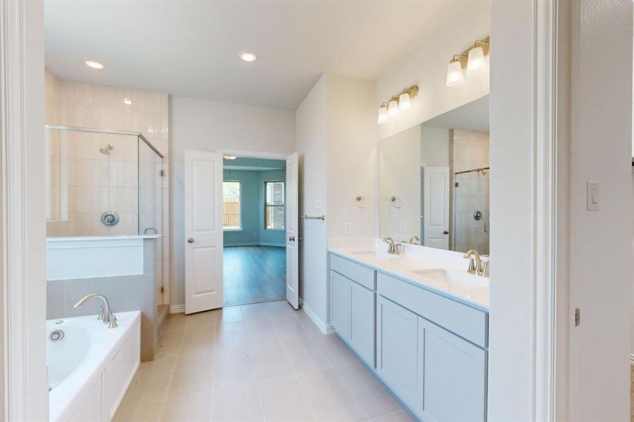 Furnished interior view inside a new home in Lilybrooke at Legacy Hills, Celina (Image 11).