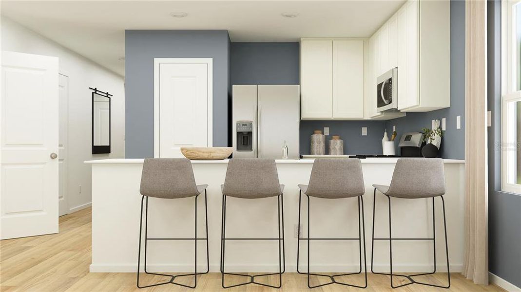 Furnished interior view inside a new home in , Davenport (Image 3).