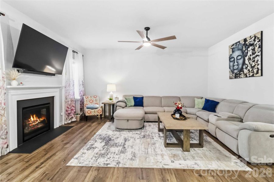 Furnished interior view inside a new home in McFarland Estates, York (Image 24).