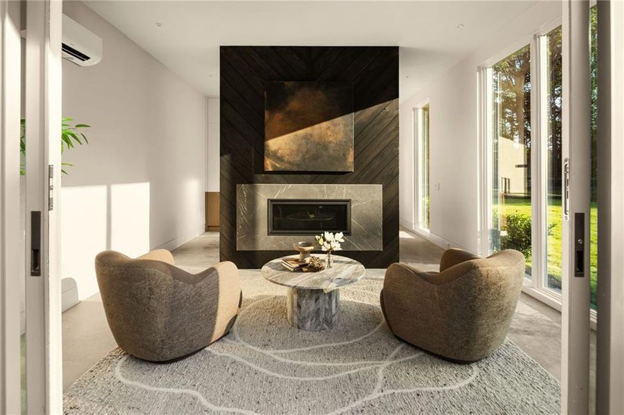 Furnished interior view inside a new home in , Chattahoochee Hills (Image 11). Furnished interior view inside a new home in , Chattahoochee Hills (Image 11).