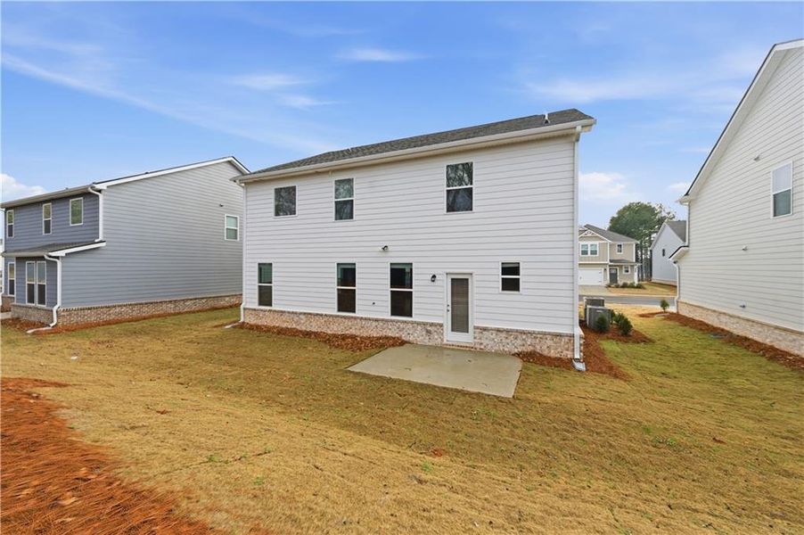 Exterior details and patio area of a home in Westminster, Covington (Image 19).