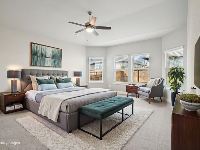 Furnished interior view inside a new home in Lark Canyon, New Braunfels (Image 7).