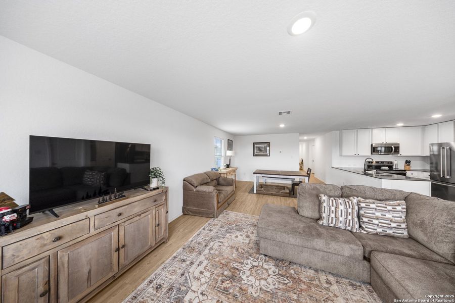 Furnished interior view inside a new home in Guadalupe Heights: Watermill Collection, Seguin (Image 13). Furnished interior view inside a new home in Guadalupe Heights: Watermill Collection, Seguin (Image 13).